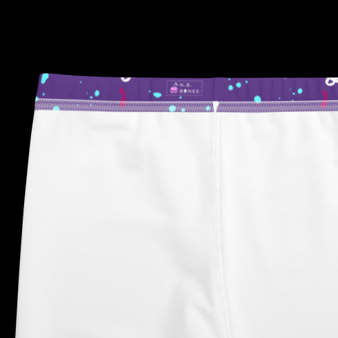 Heart Skull Splatter - Youth Leggings